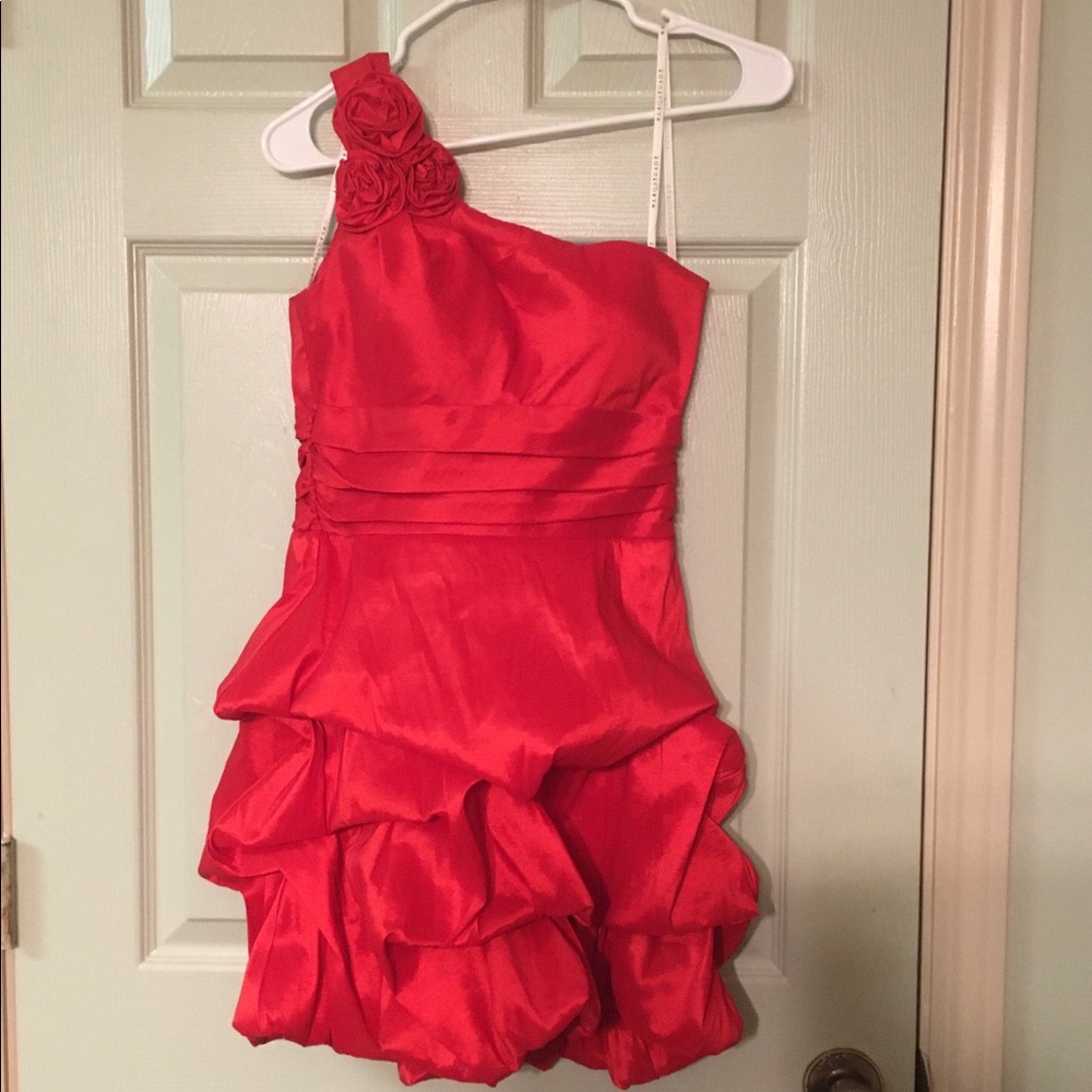 Masquerade One Shoulder Dress